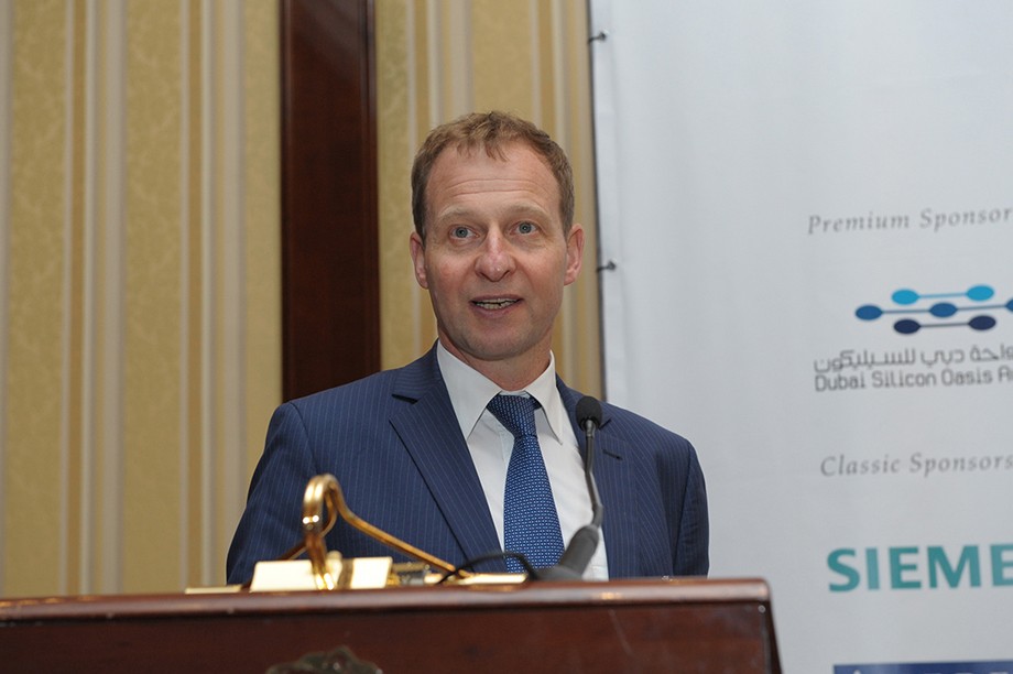Kilian Bälz (Amereller Legal Consultants FZE) beim 19. Ghorfa Businessforum 2016